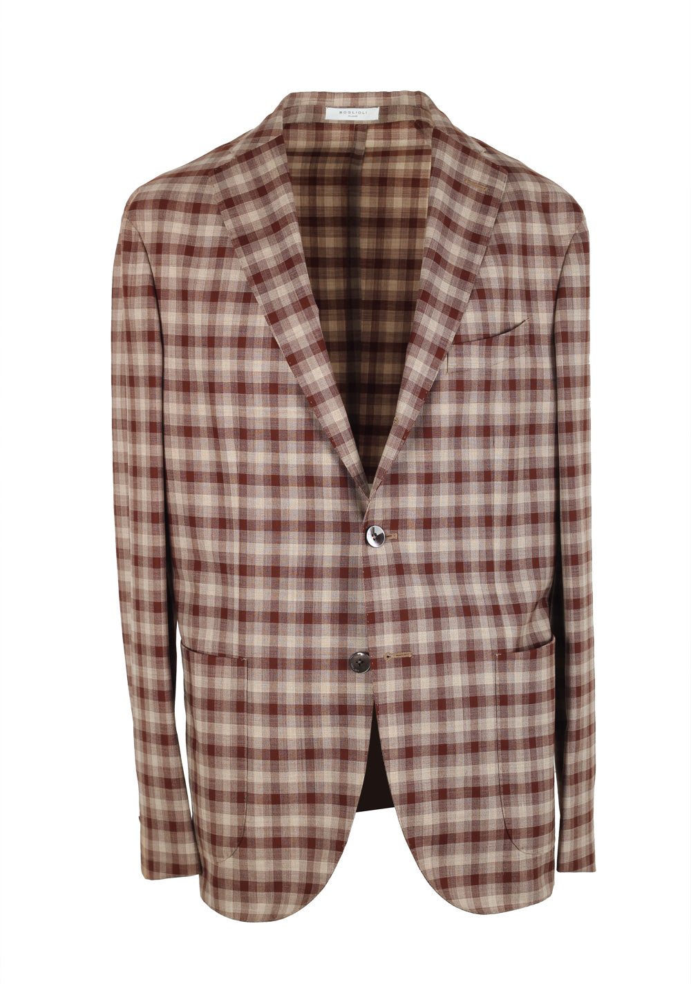 Boglioli K Jacket Brown Suit Size 50 / 40R U.S.