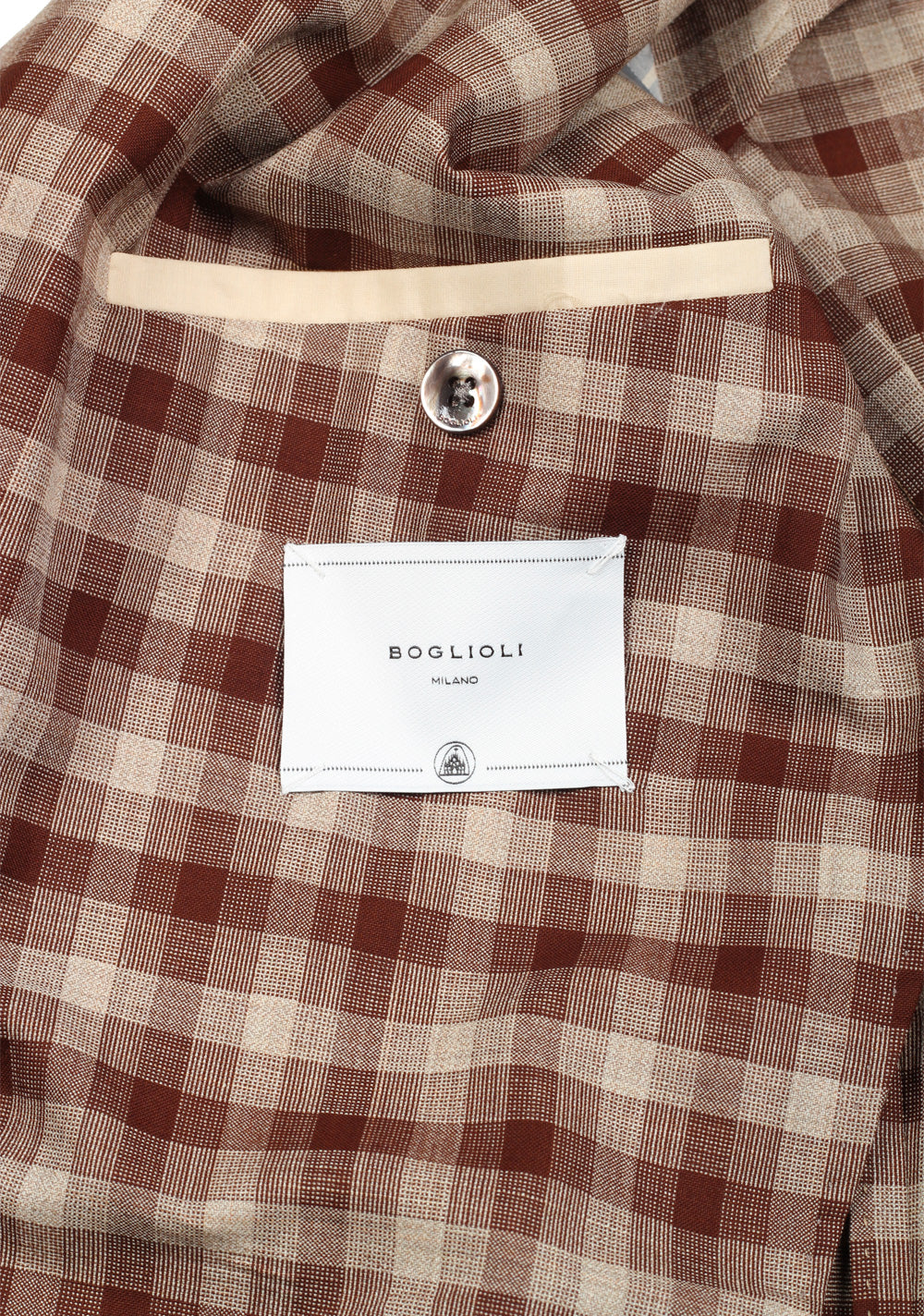 Boglioli K Jacket Brown Suit Size 50 / 40R U.S.