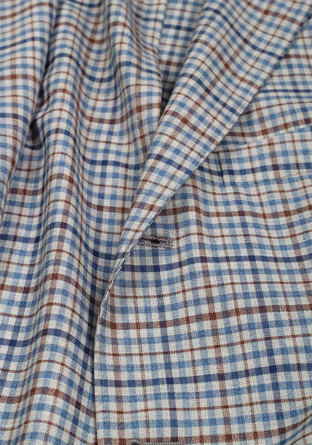 Boglioli K Jacket Blue Checked Suit Size 48 / 38R U.S.