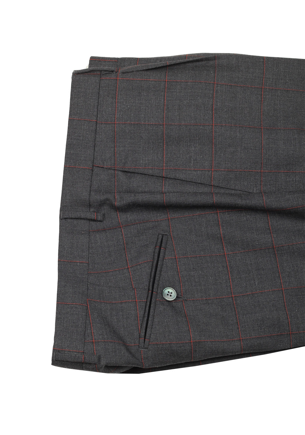 Boglioli K Jacket Gray Checked Suit Size 48 / 38R U.S.