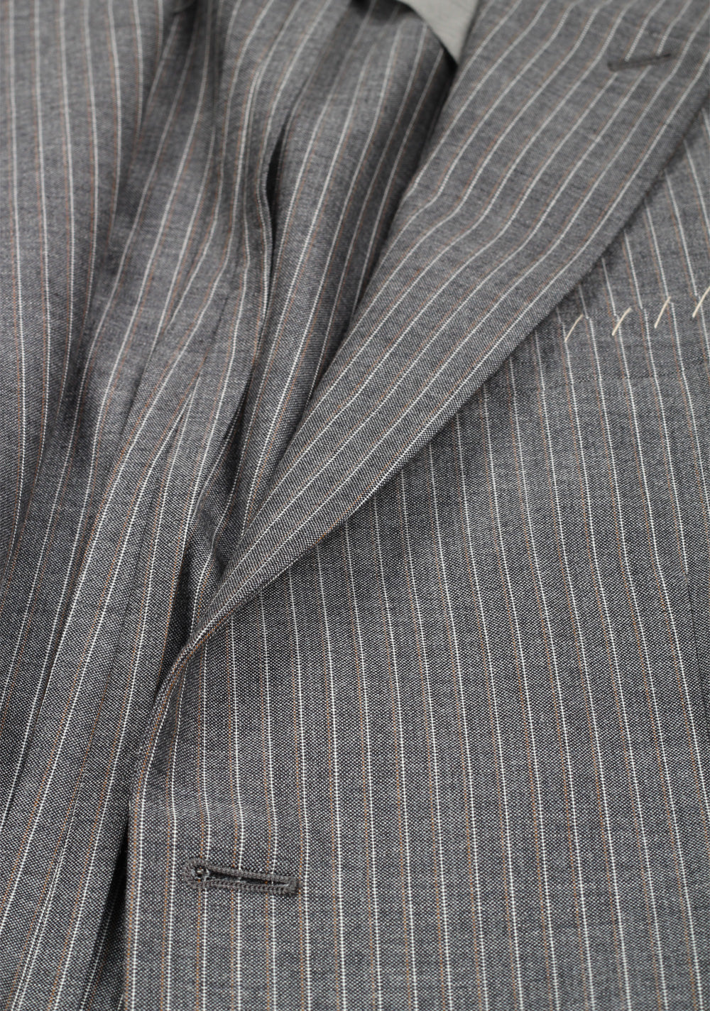 Boglioli 69 Gray Striped Suit Size 50 / 40R U.S.