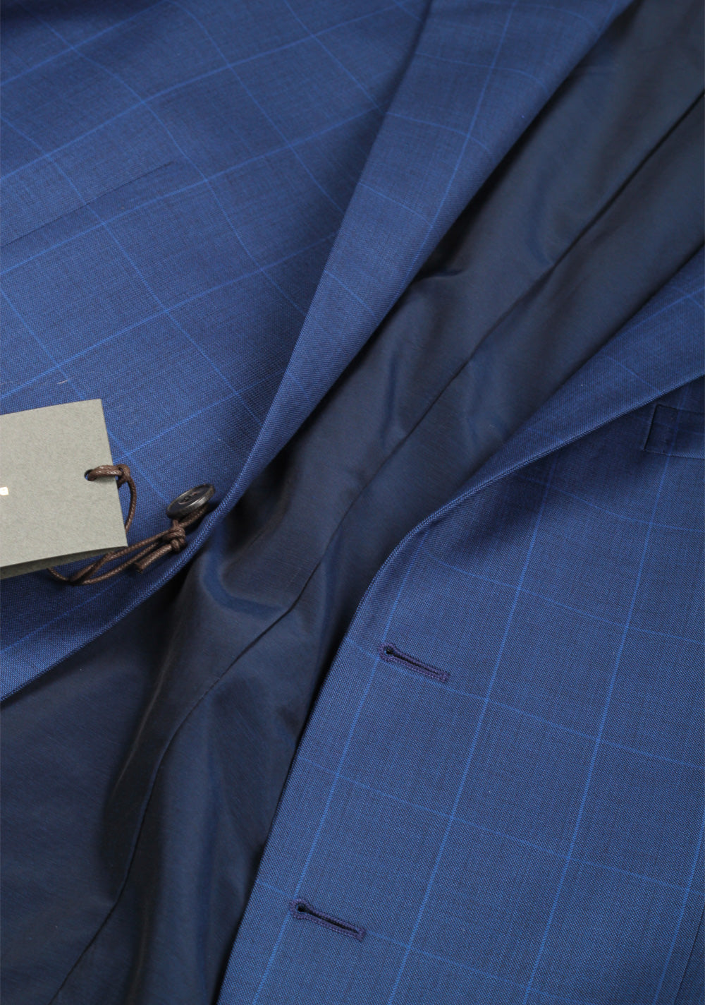 Boglioli Forza 52 Blue Checked Suit