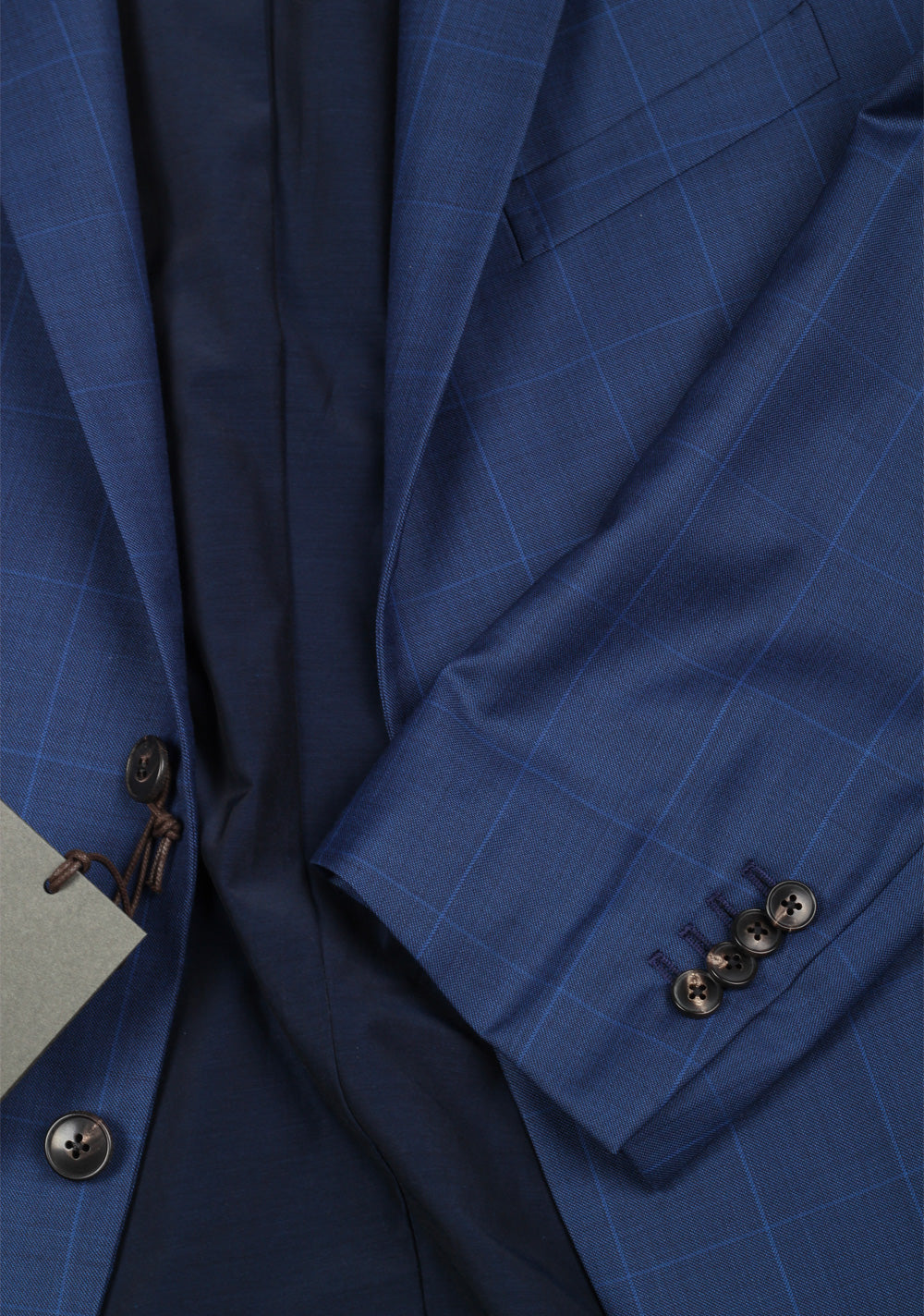 Boglioli Forza 52 Blue Checked Suit