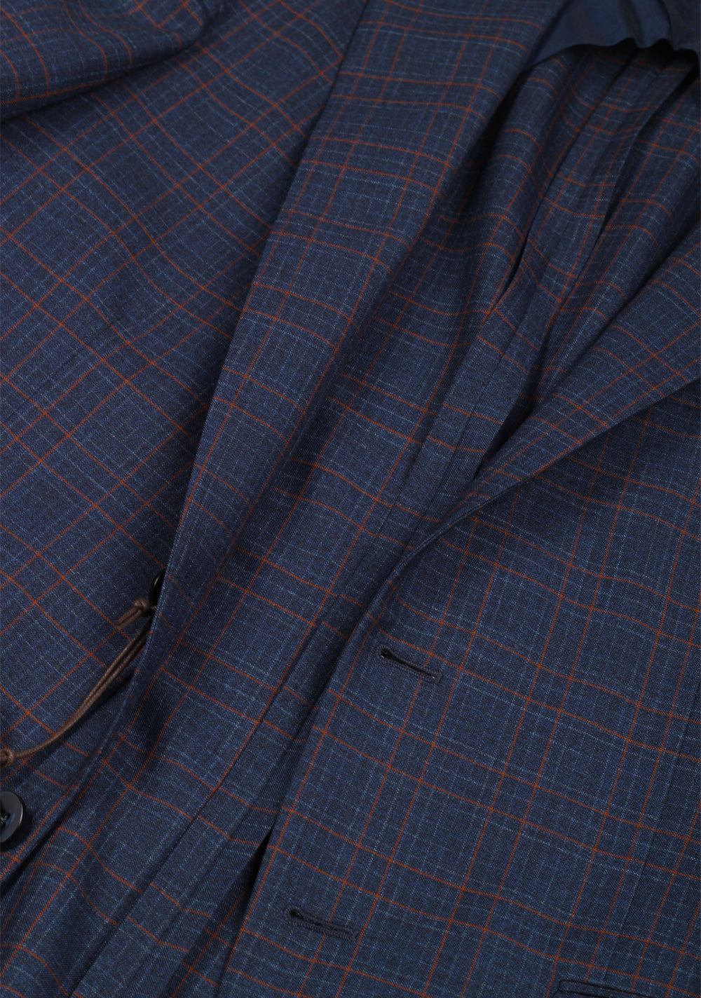 Boglioli 69 Blue Checked Suit Size 48 / 38R U.S.