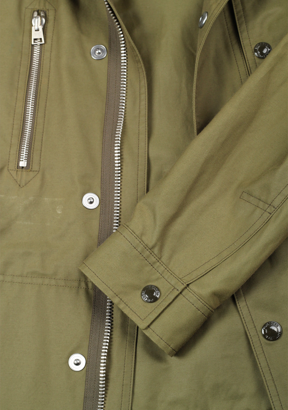 TOM FORD Green Field Jacket Coat Size 48 / 38R U.S. Outerwear