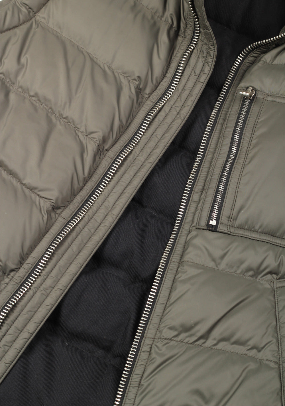 TOM FORD Taupe Quilted Shell Down Gilet Vest Size 48 / 38R U.S. Outerwear