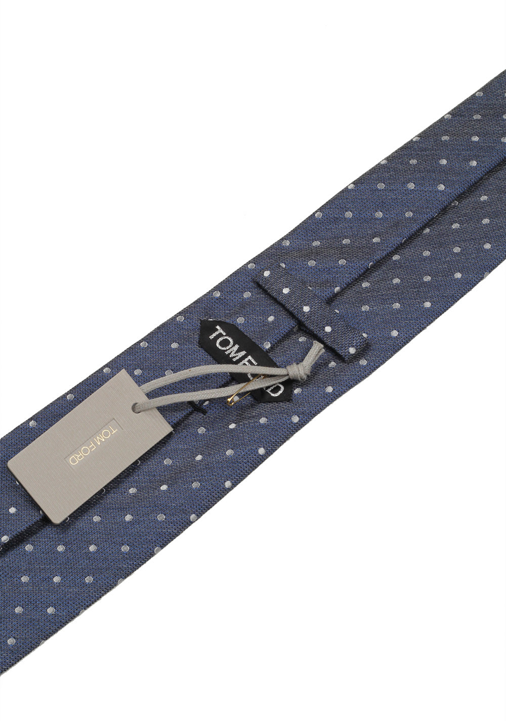 TOM FORD Patterned Blue Tie In Silk
