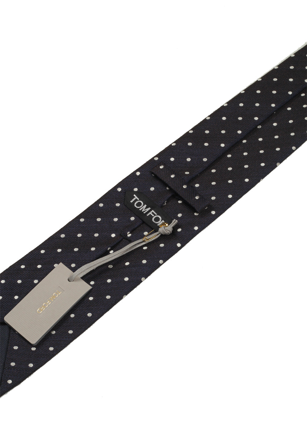 TOM FORD Patterned Black Tie In Silk