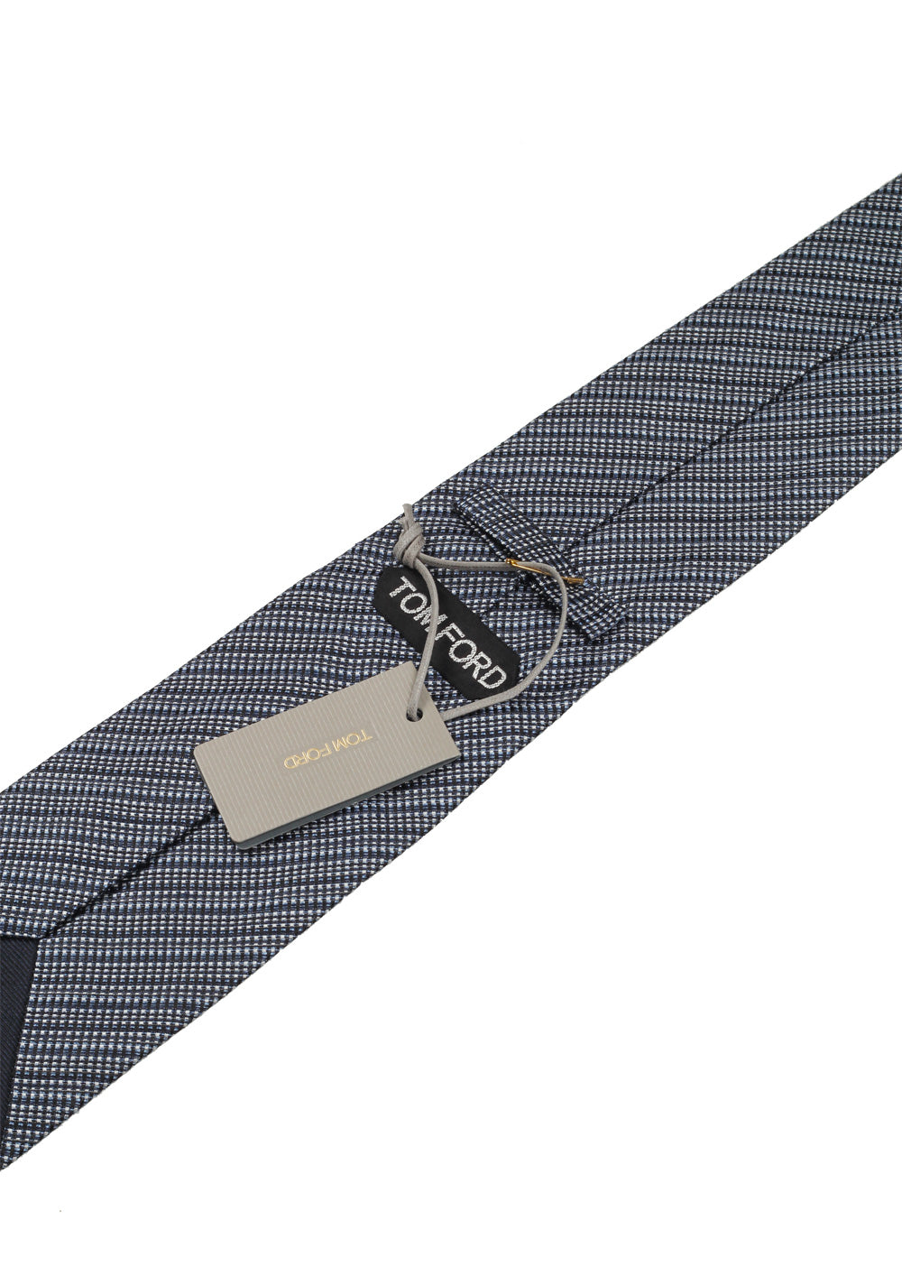 TOM FORD Patterned Blue Tie In Silk