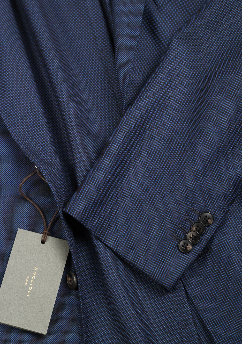 Boglioli K Jacket Blue Suit Size 56 / 46R U.S.