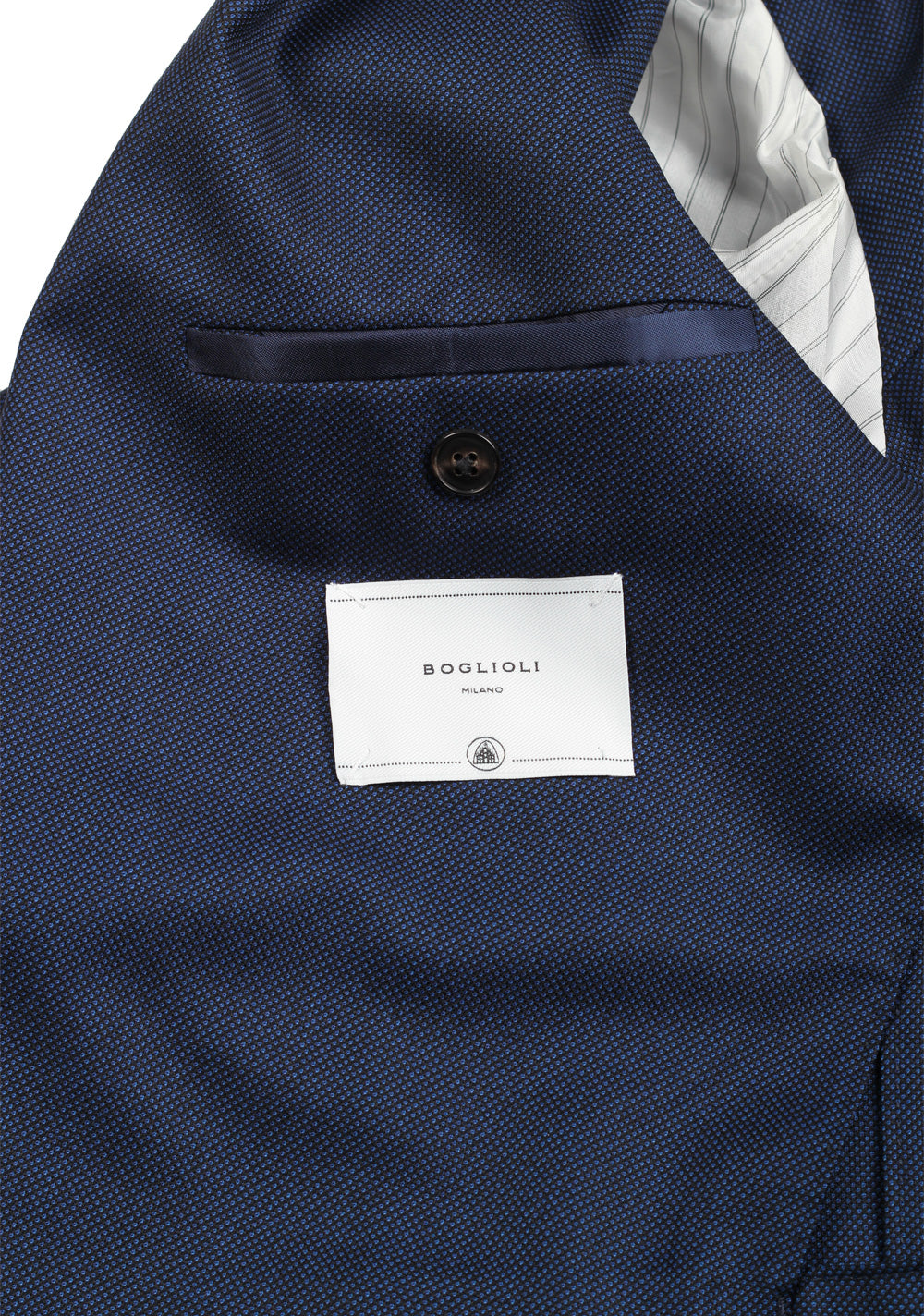 Boglioli K Jacket Blue Suit Size 56 / 46R U.S.