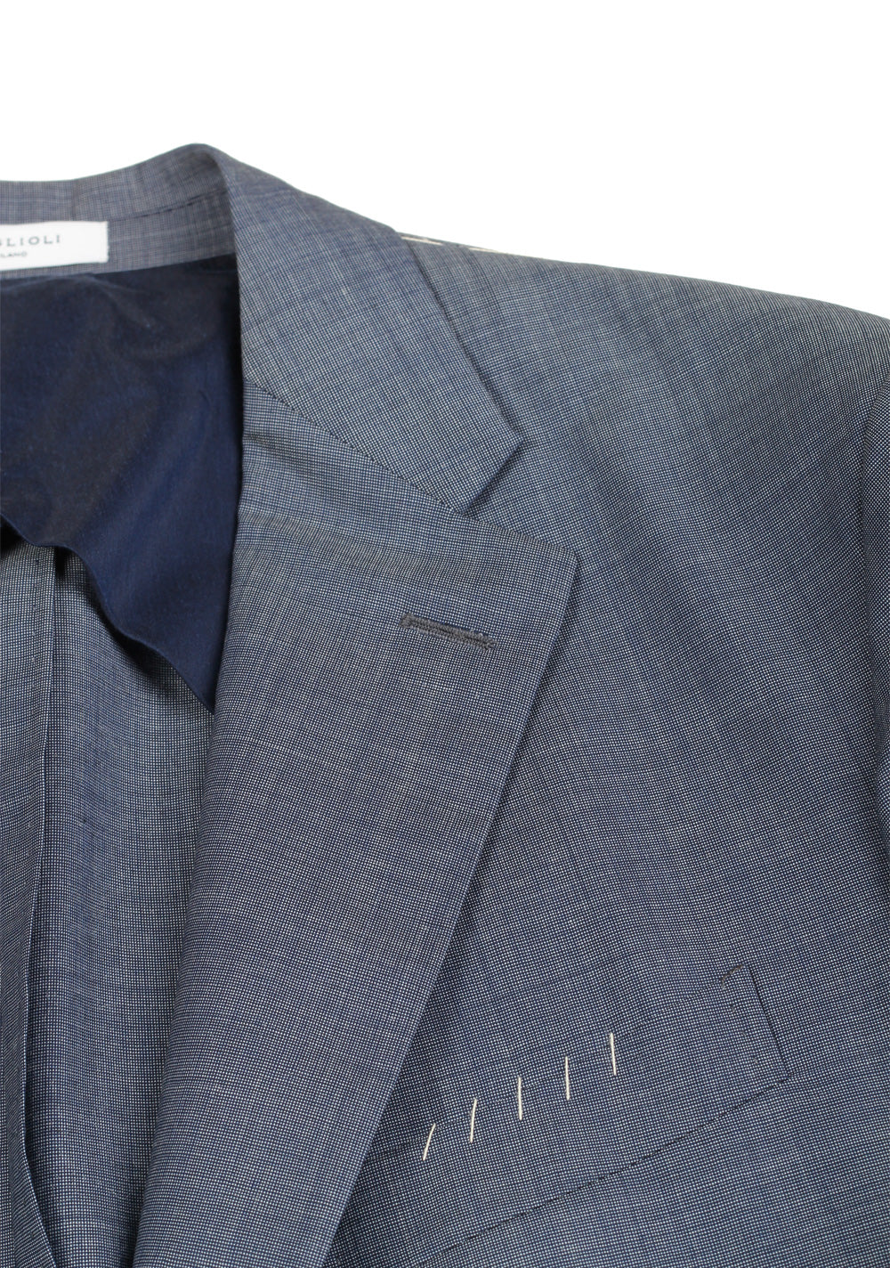 Boglioli 69 Blue Suit Size 54 / 44R U.S.