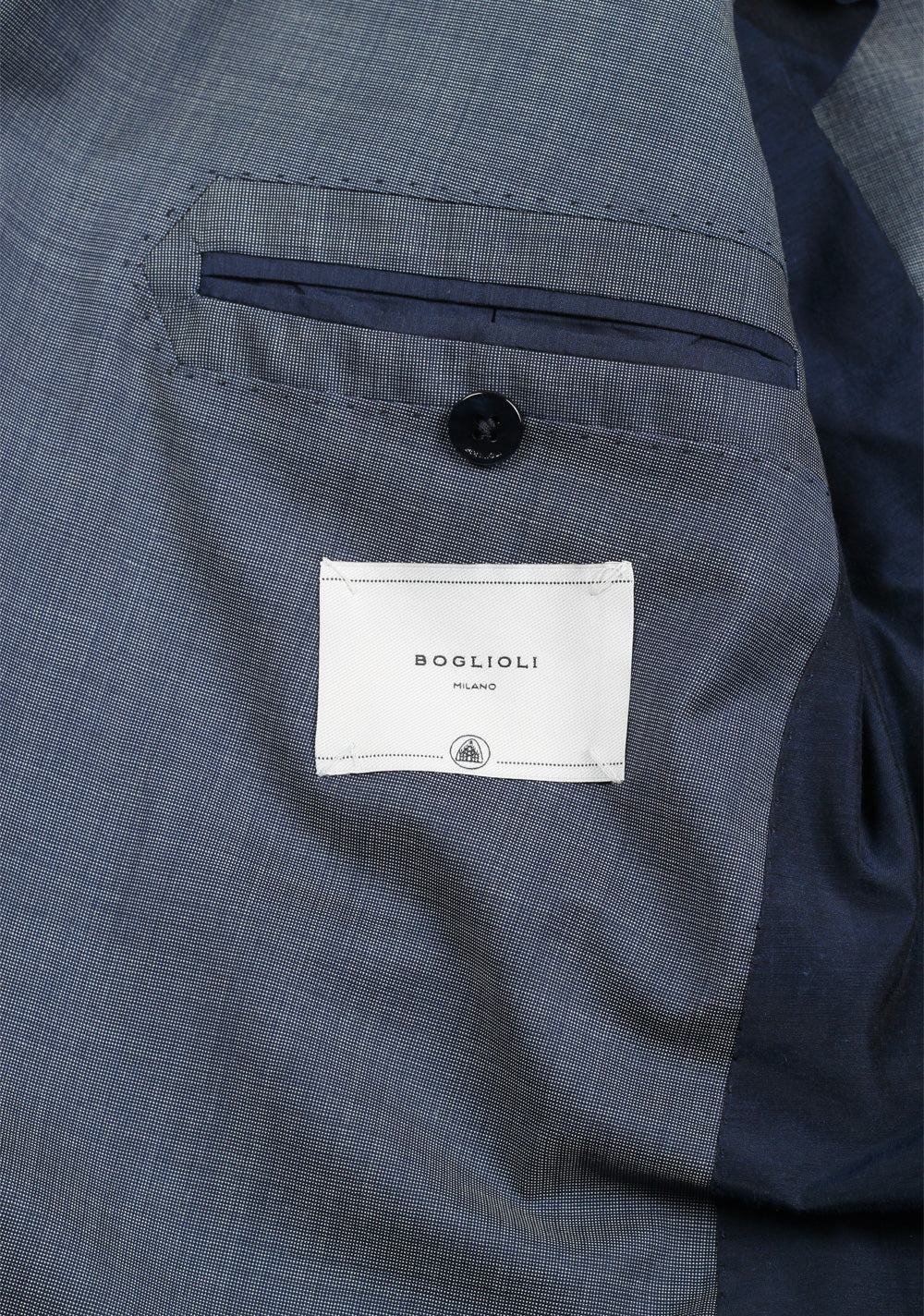 Boglioli 69 Blue Suit Size 54 / 44R U.S.