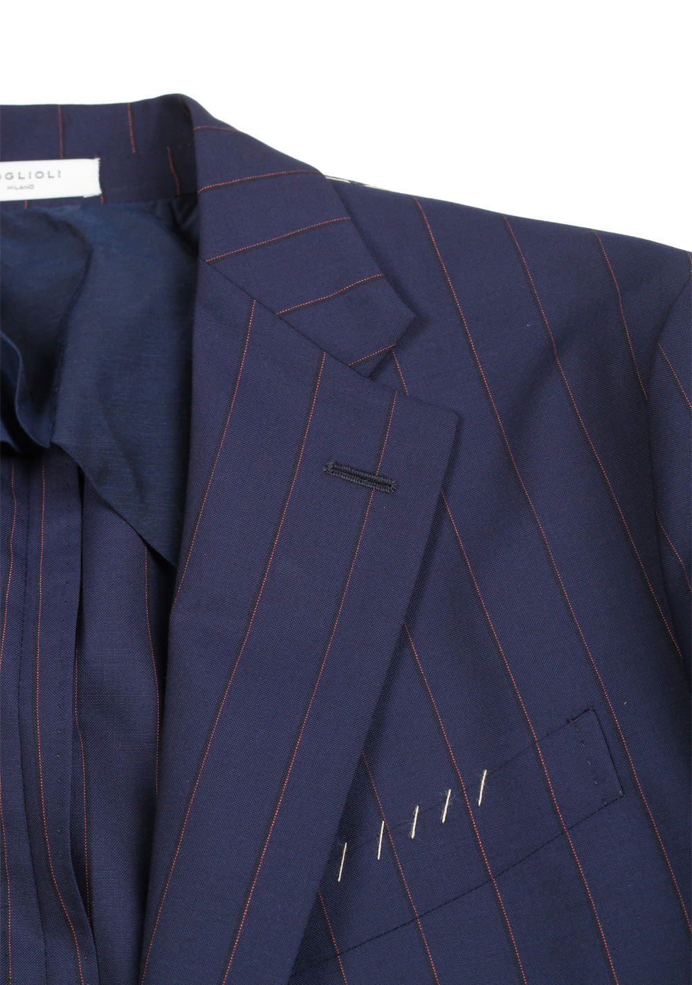 Boglioli 69 Blue Striped Suit