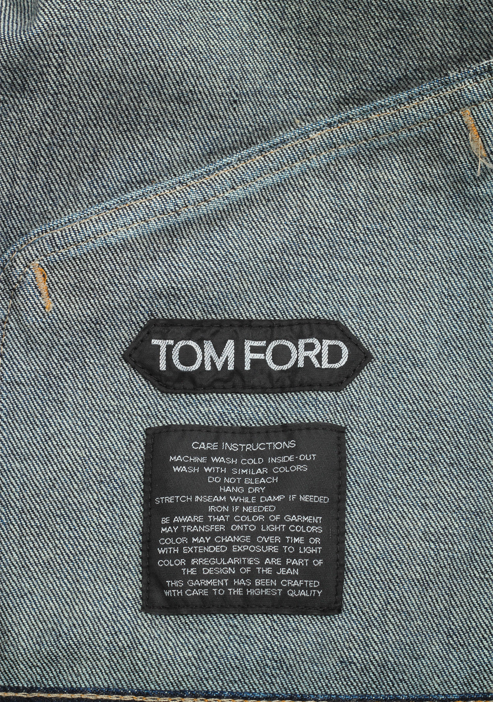 TOM FORD Icon Japanese Denim Jacket Size L / 40R U.S. Outerwear