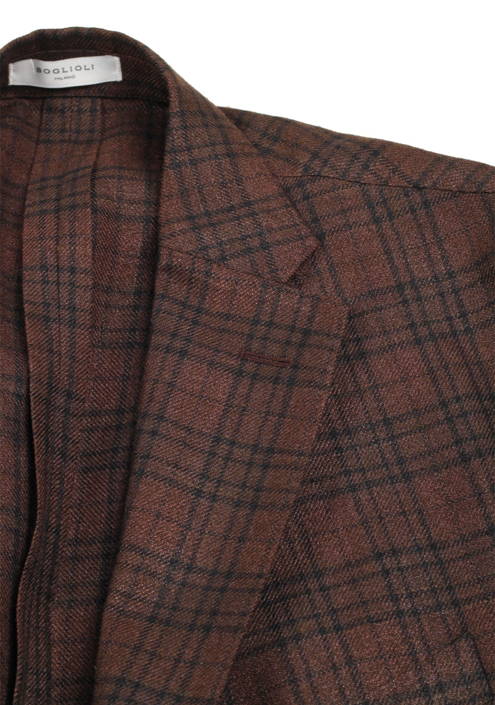 Boglioli K Jacket Brown Checked Sport Coat