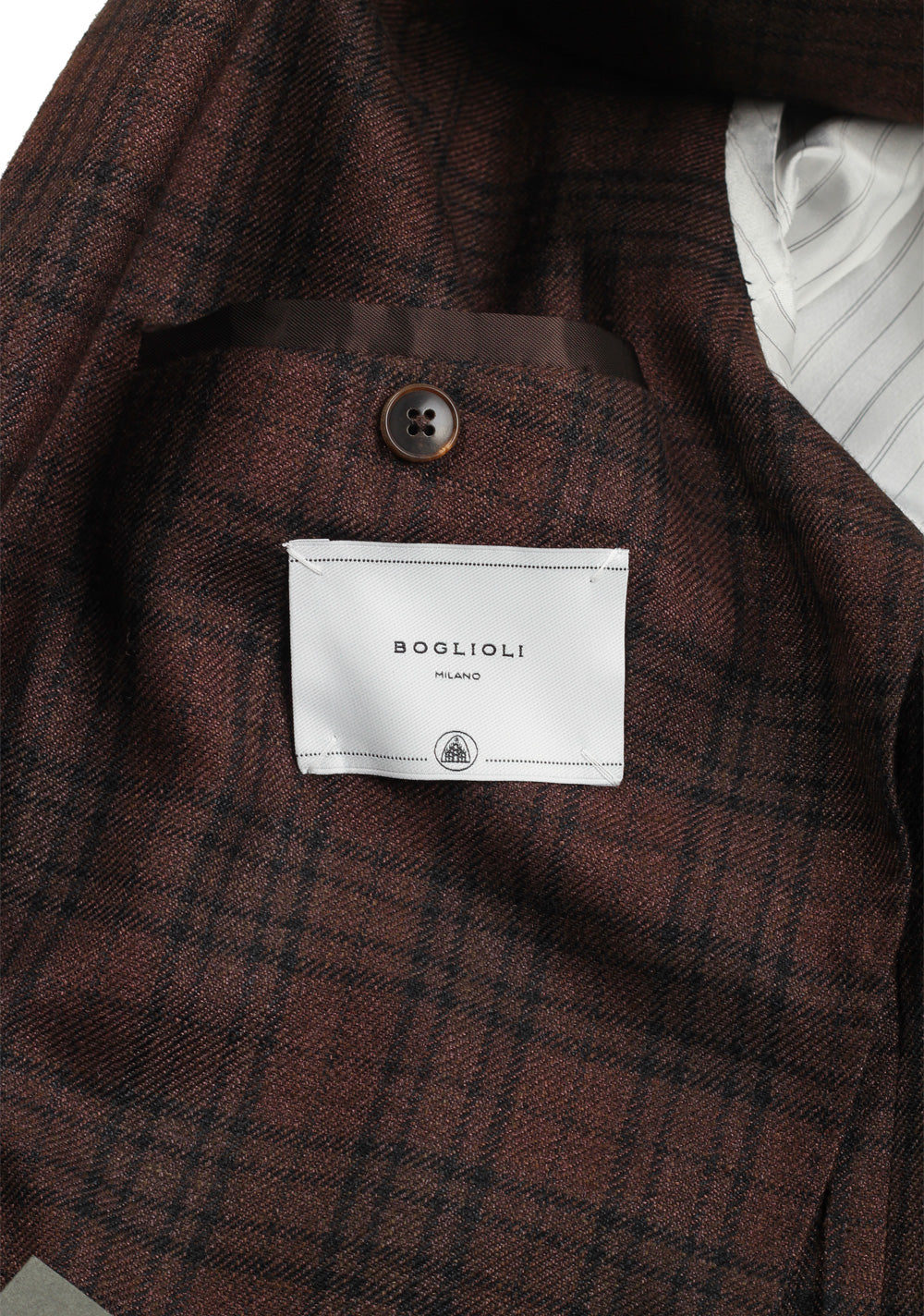Boglioli K Jacket Brown Checked Sport Coat