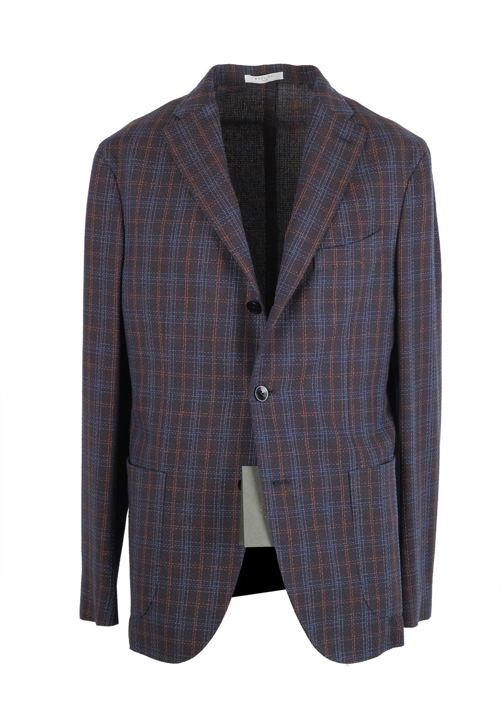 Boglioli K Jacket Blue Checked Sport Coat