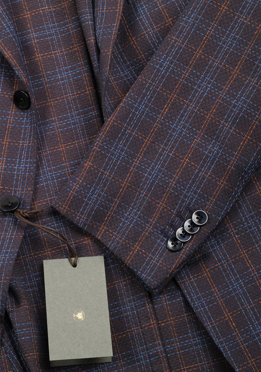 Boglioli K Jacket Blue Checked Sport Coat