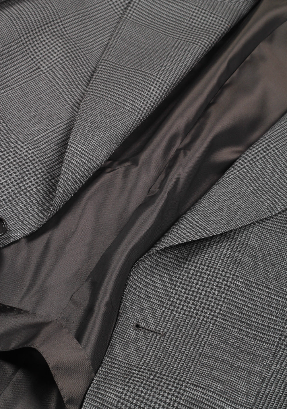 TOM FORD Shelton Checked Gray Suit Size 44C / 34S U.S.