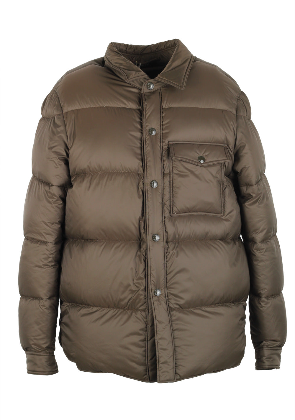 TOM FORD Taupe Quilted Down Jacket Coat Size 50 / 40R U.S. Outerwear