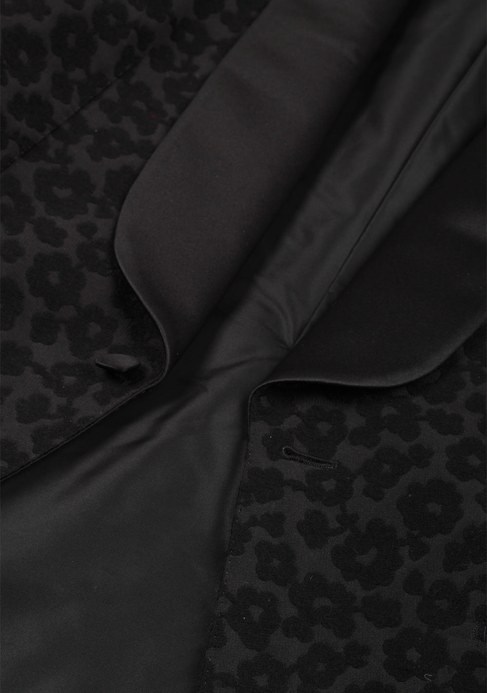 TOM FORD Buckley Black Leopard Tuxedo Cocktail Dinner Jacket Size 48 / 38R U.S.