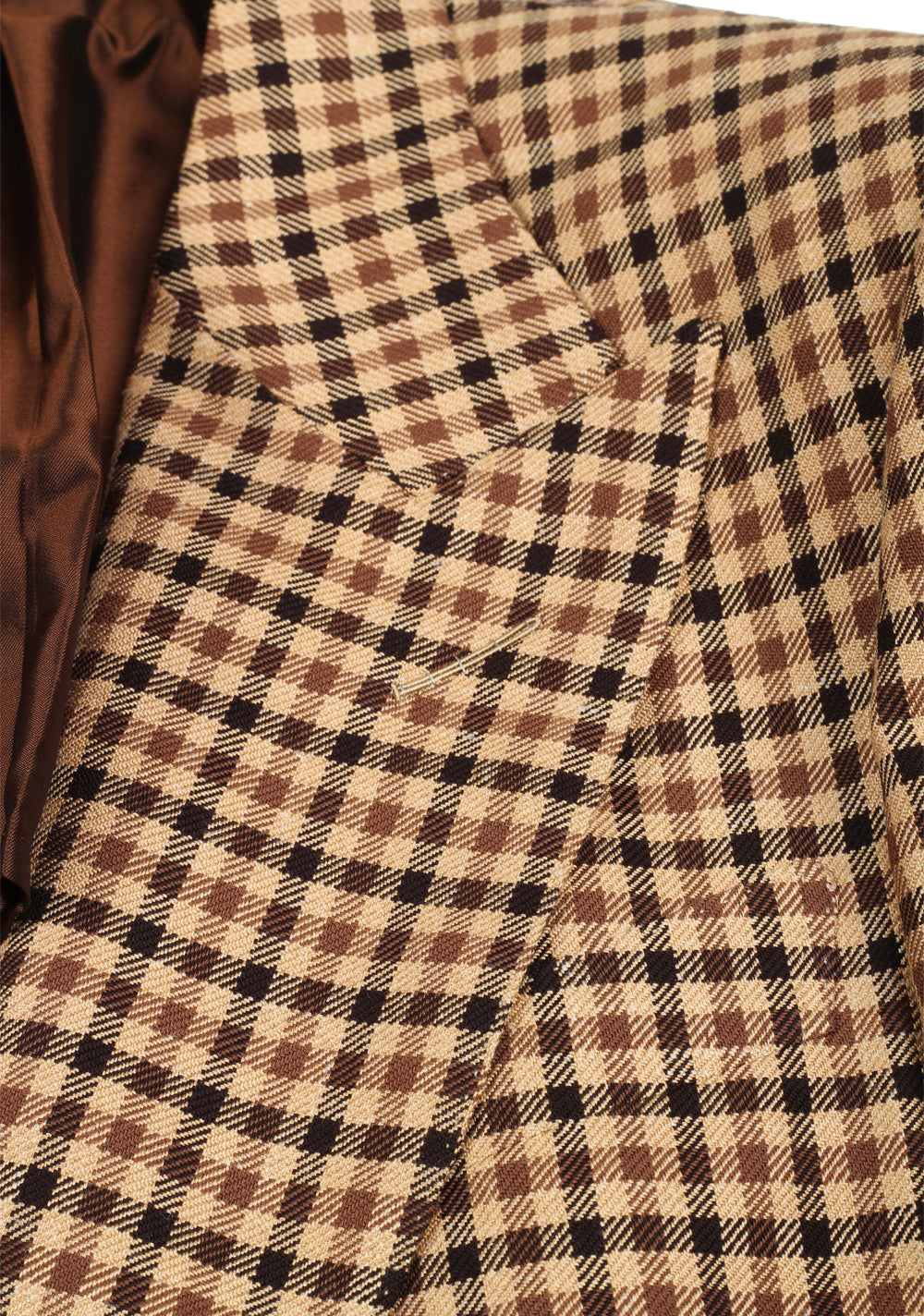 TOM FORD Atticus Checked Brown Sport Coat Size 50 / 40R U.S.