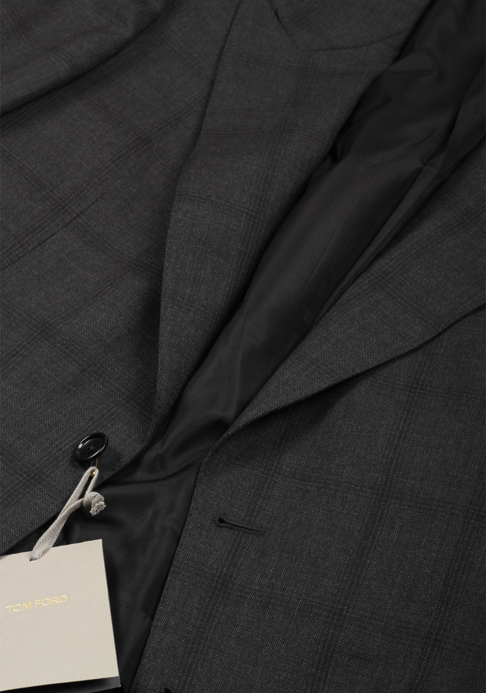 TOM FORD Shelton Checked Gray Suit