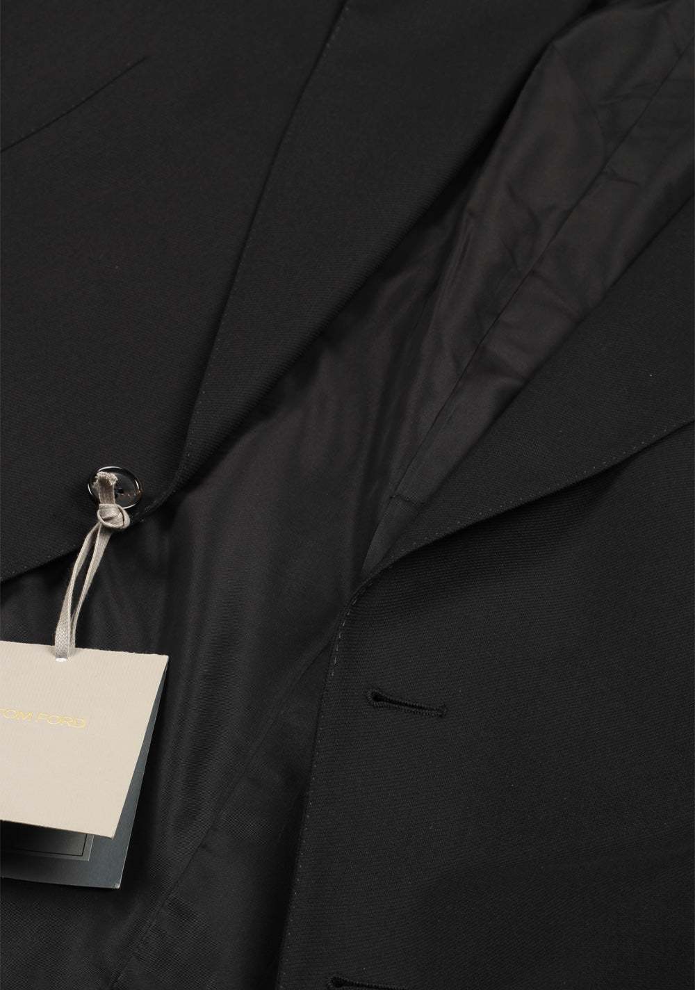 TOM FORD Windsor Black Size 60 / 50R U.S. Wool Fit A