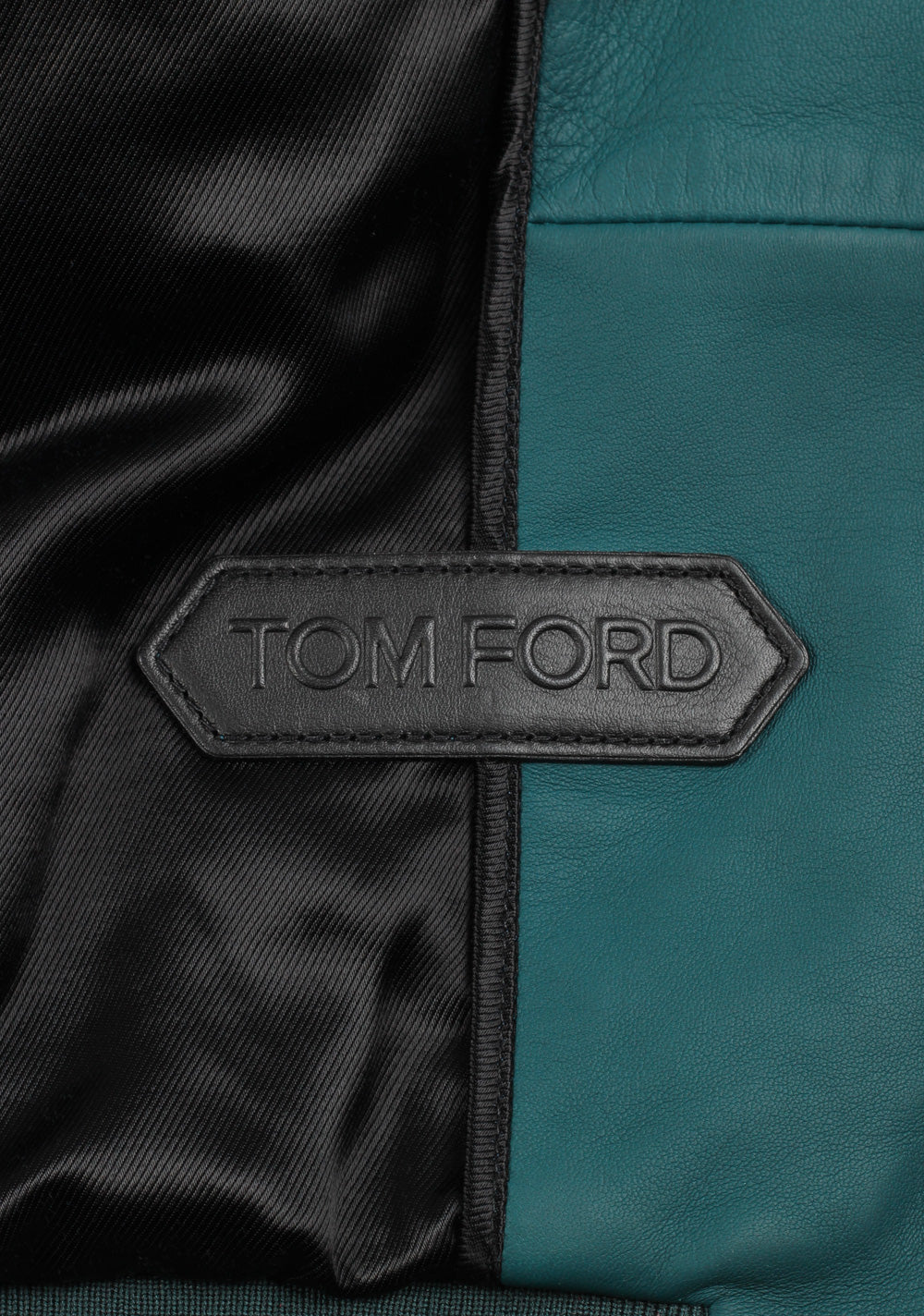 TOM FORD Green Lamb Suede Bomber Jacket Size 50 / 40R U.S.