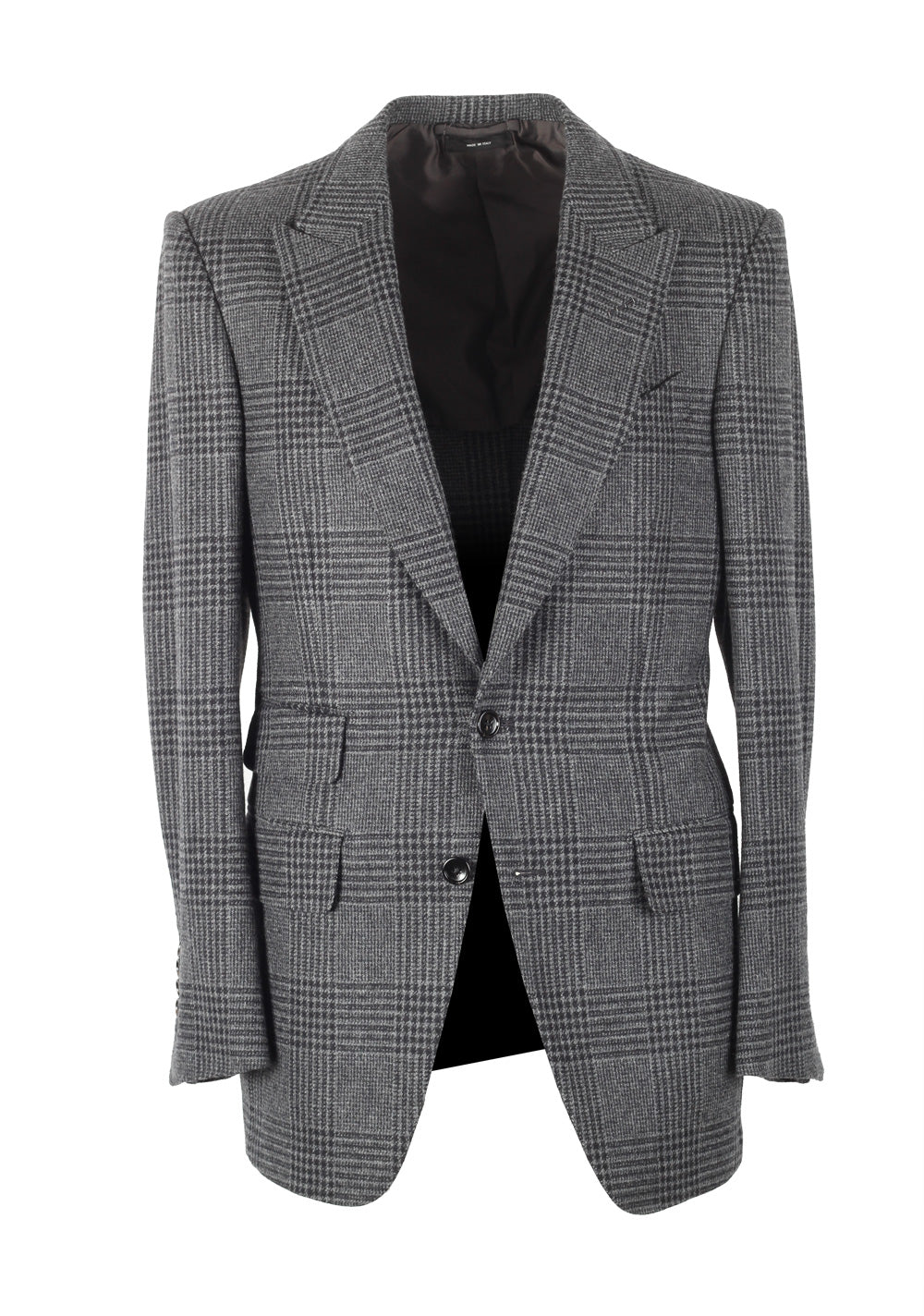 TOM FORD Atticus Gray Checked Sport Coat Size 46 / 36R U.S.