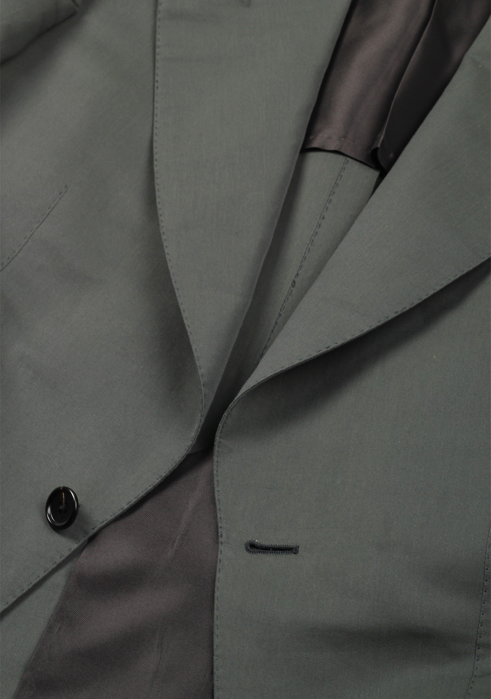 TOM FORD Atticus Green Sport Coat Size 44 / 34R U.S. In Cotton Silk