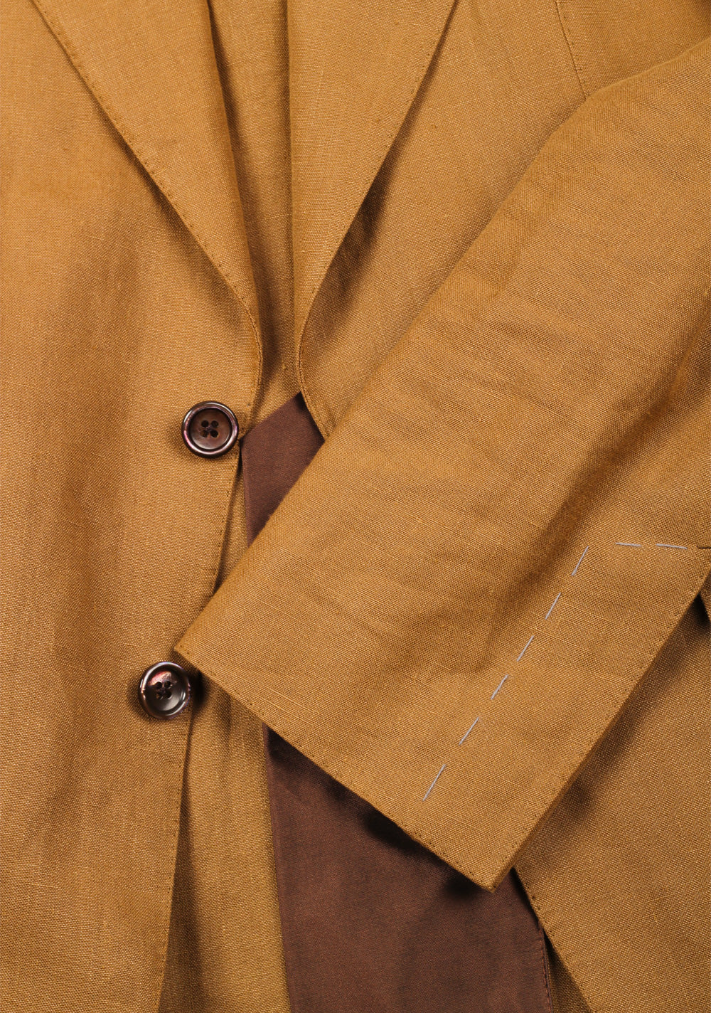 TOM FORD Shelton Brown Linen Sport Coat Size 44C / 34S U.S.