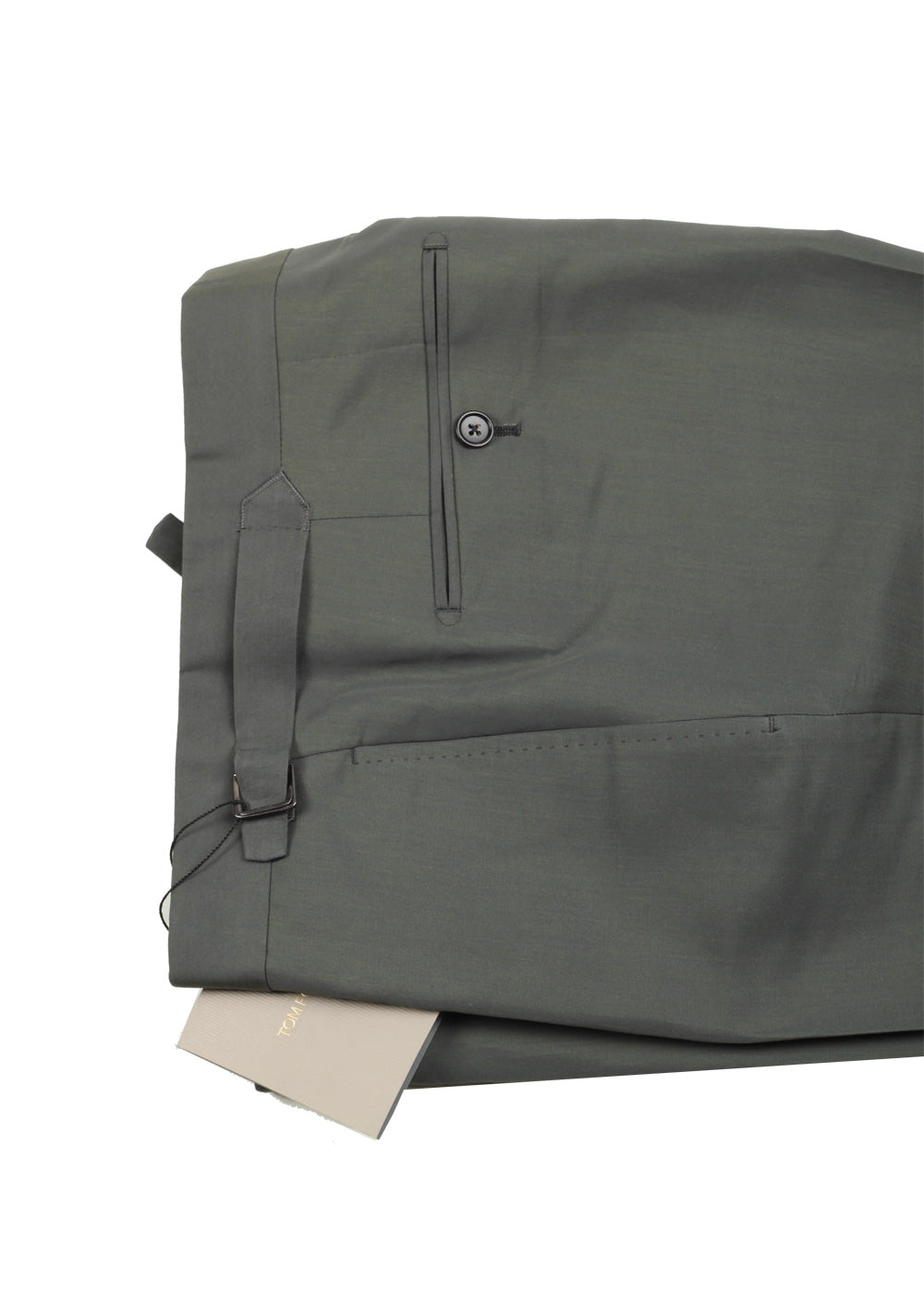 TOM FORD Atticus Green Cotton Silk Suit