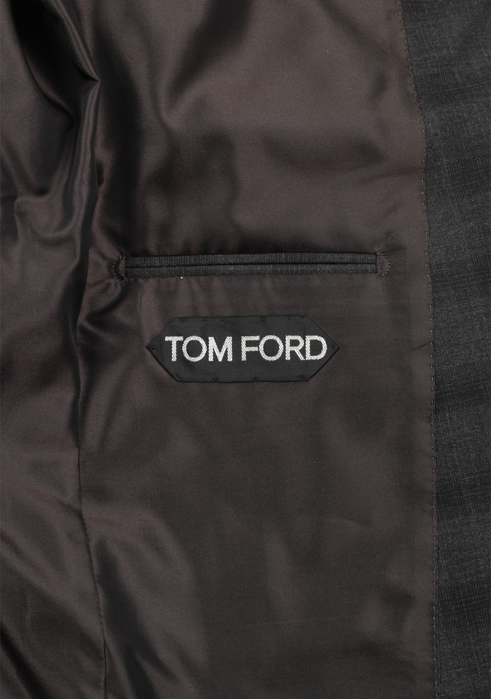 TOM FORD O'Connor Checked Gray Suit Size 48 / 38R U.S. Wool Fit Y