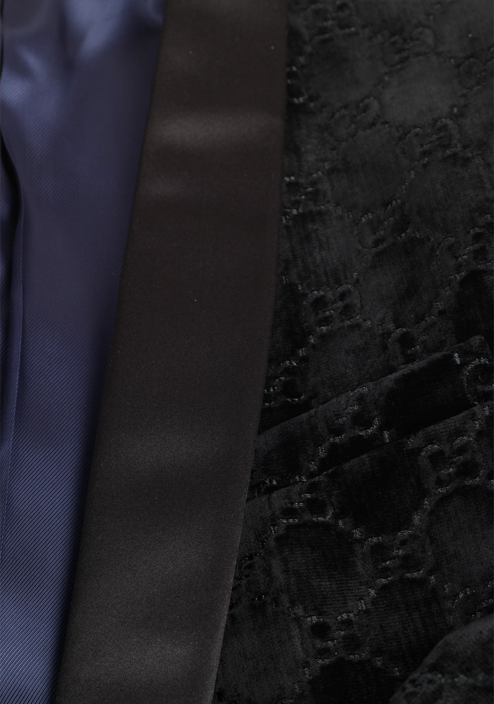 Gucci Velvet Monogram Tuxedo Cocktail Dinner Jacket Size 54 / 44R U.S.