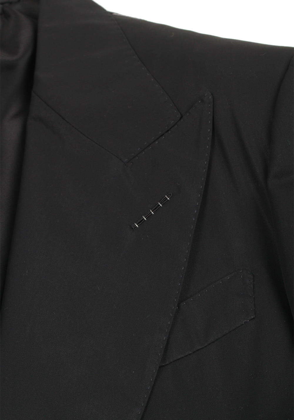 TOM FORD Atticus Black Sport Coat Size 46 / 36R U.S. In Cotton