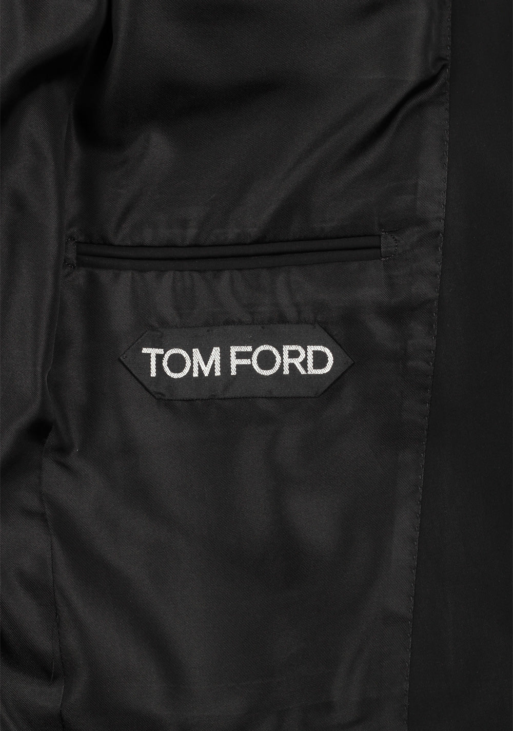 TOM FORD Atticus Black Sport Coat Size 46 / 36R U.S. In Cotton