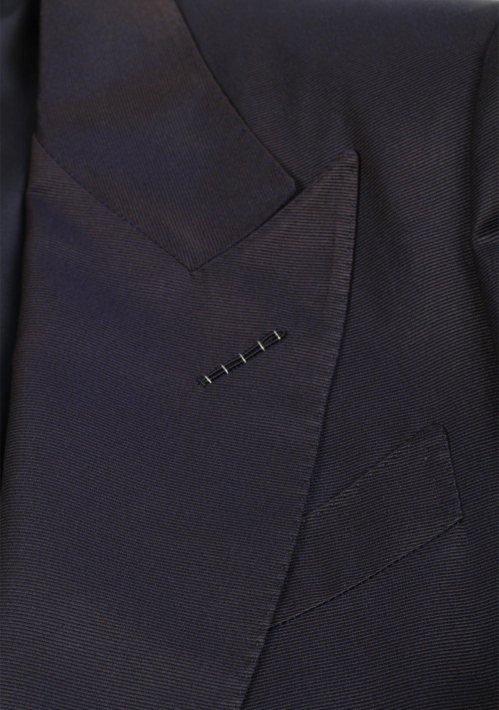 TOM FORD Atticus Blue Sport Coat Size 46 / 36R U.S. In Silk Blend