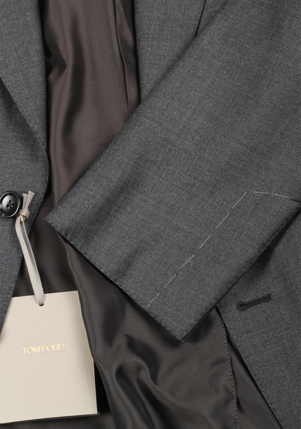 TOM FORD Shelton Gray Sport Coat Size 44 / 34R In Wool