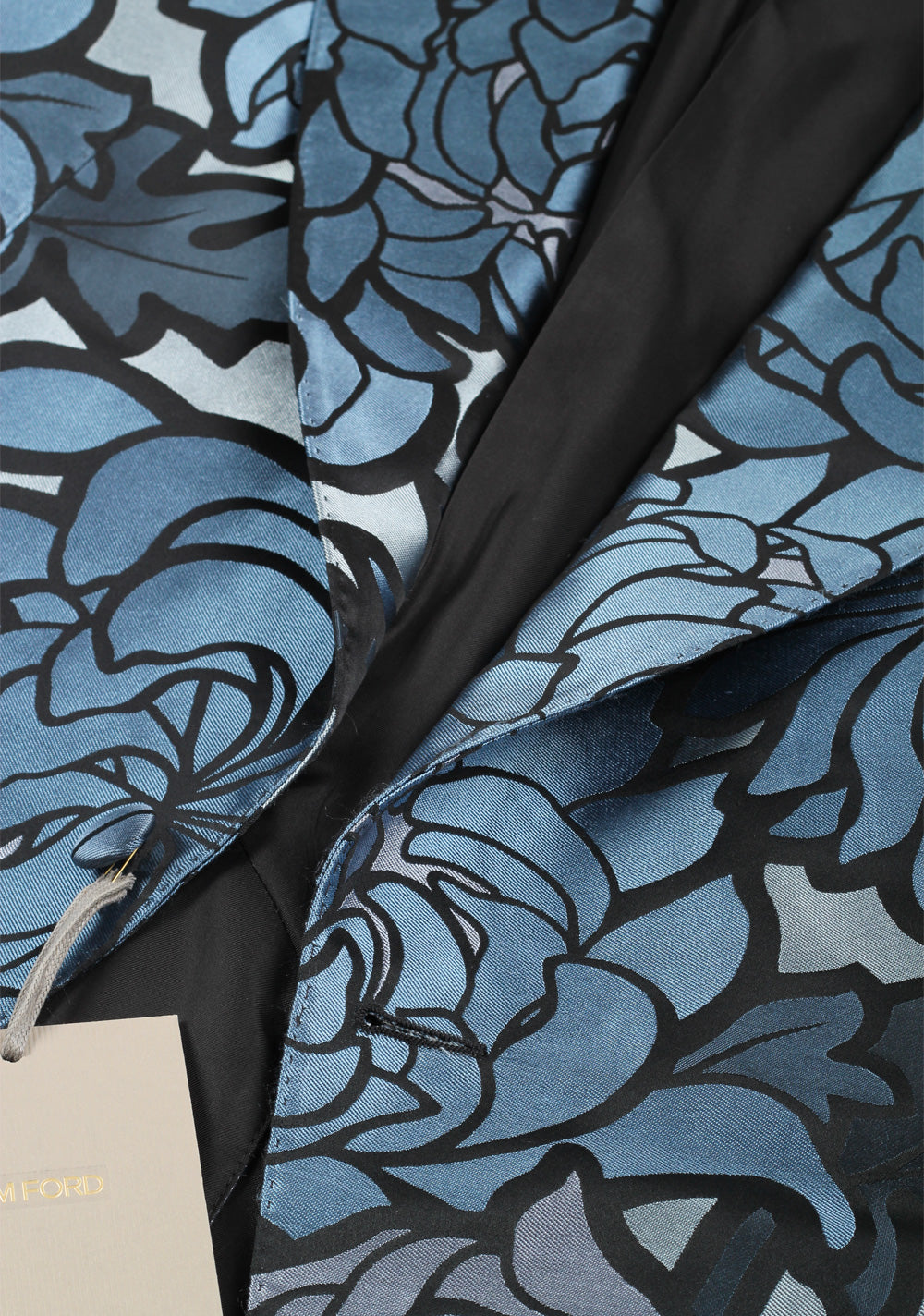 TOM FORD Lamè Lily Floral Atticus Cocktail Dinner Jacket Size 54 / 44R