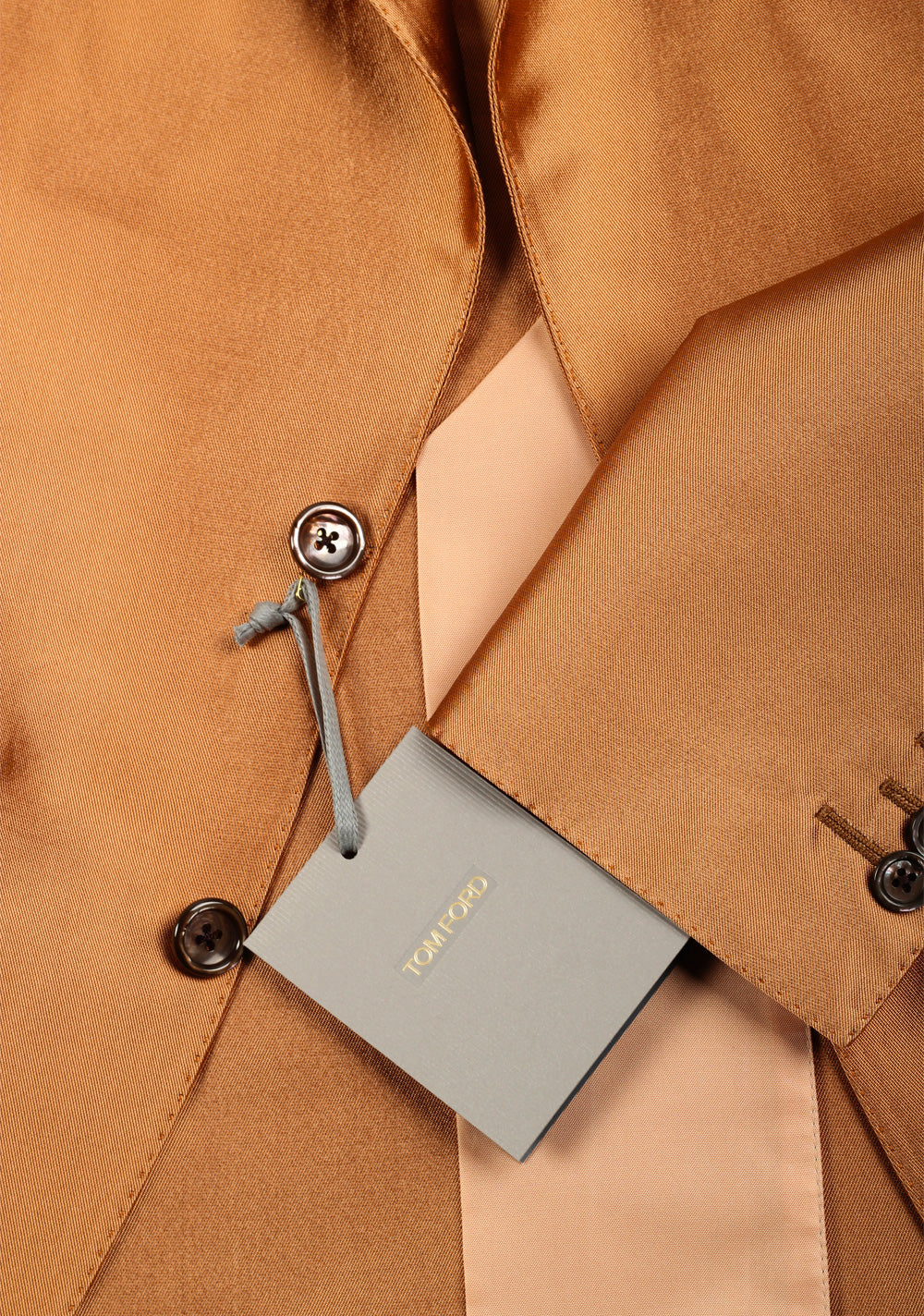 TOM FORD Atticus Silk Copper Sport Coat Size 46 / 36R U.S.