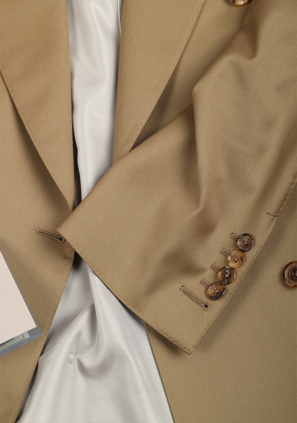 TOM FORD Shelton Beige Double Breasted Sport Coat Size 48 / 38R U.S.