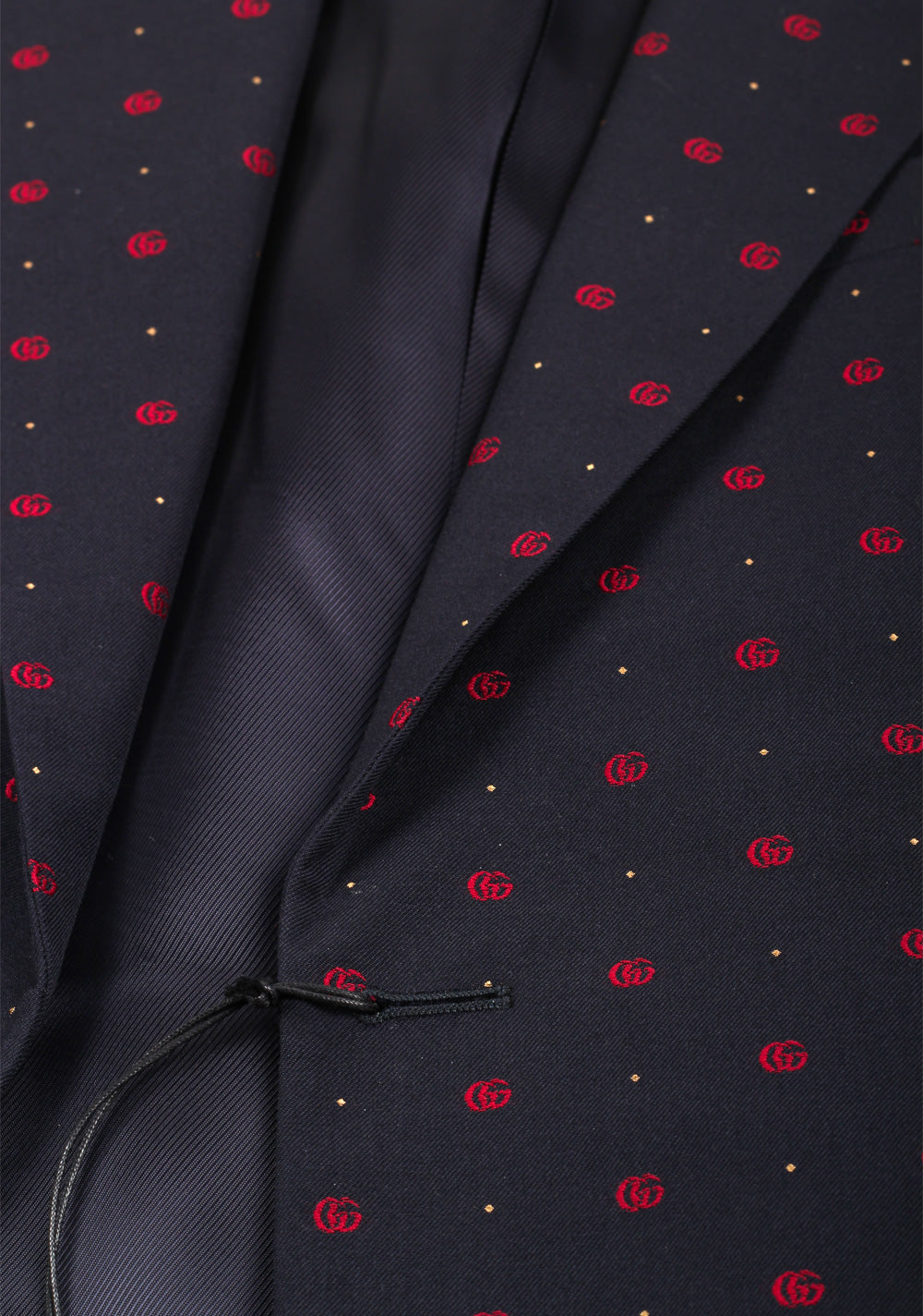 Gucci Blue Red GG Signature Suit