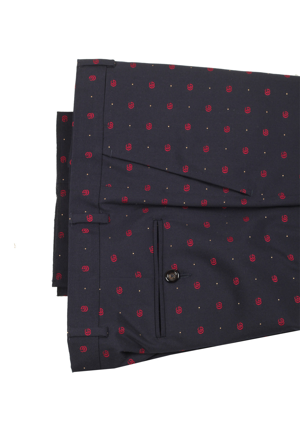 Gucci Blue Red GG Signature Suit