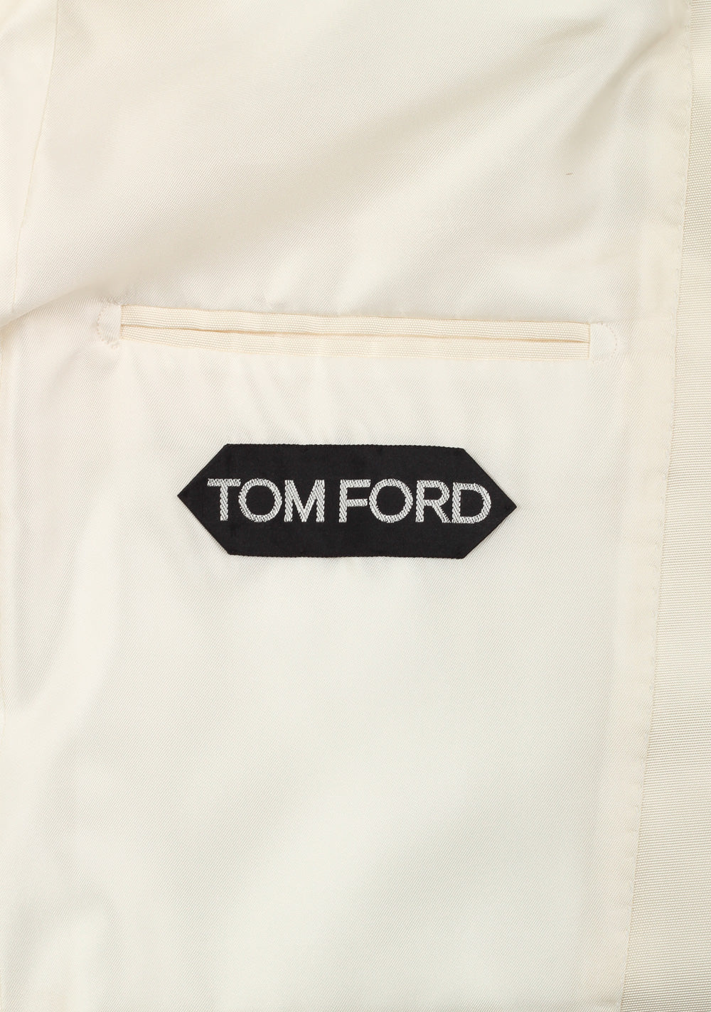 TOM FORD Shelton Silk Off White Sport Coat Size 46 / 36R U.S.