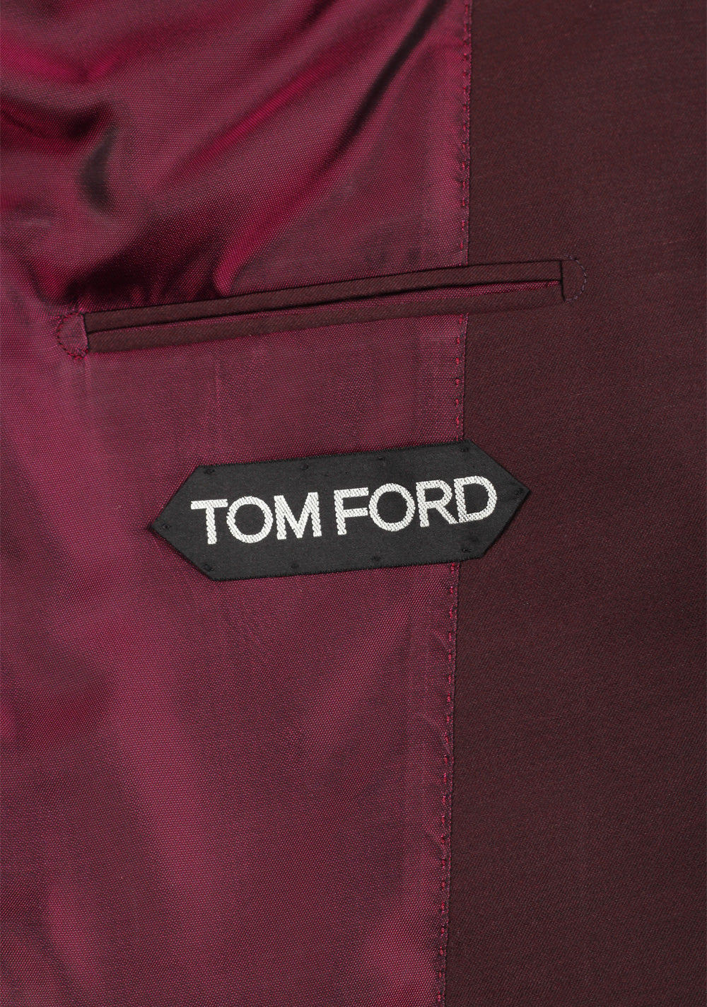 TOM FORD Atticus Aubergine Sport Coat Size 46 / 36R U.S.