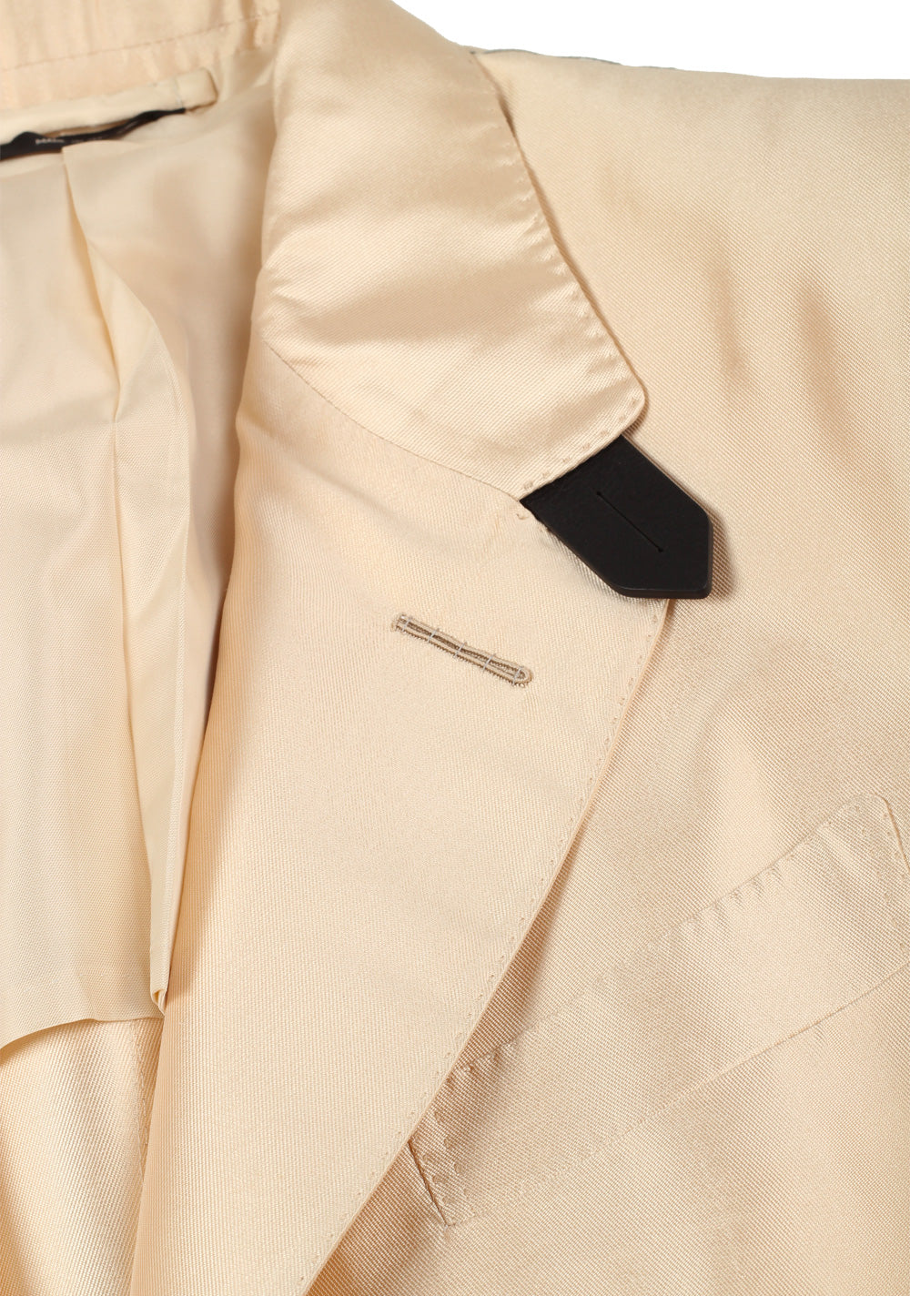TOM FORD Atticus Champagne Silk Sport Coat Size 46 / 36R U.S.