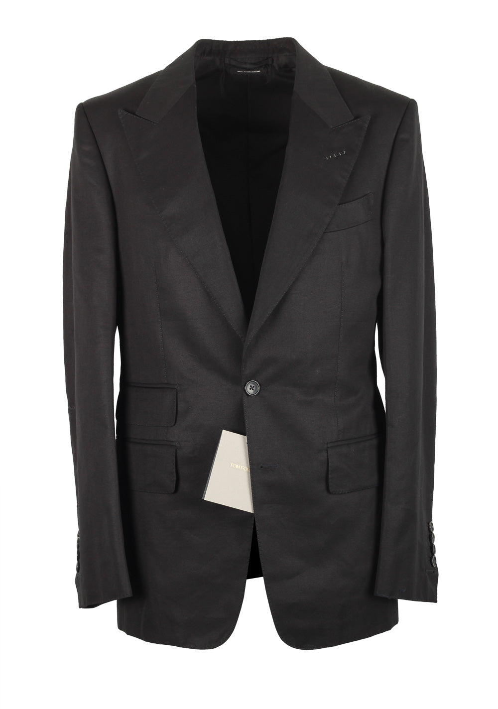 TOM FORD Shelton Black Sport Coat Size 46 / 36R U.S.