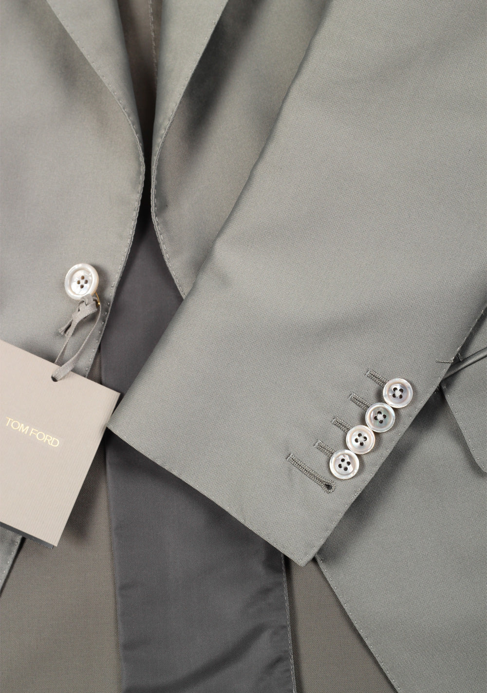 TOM FORD Atticus Silver Sport Coat Size 46 / 36R U.S.